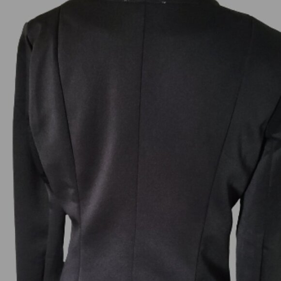 TRÏBE Black Button-Up Military Style Blazer Size Small NWT - Picture 7 of 13
